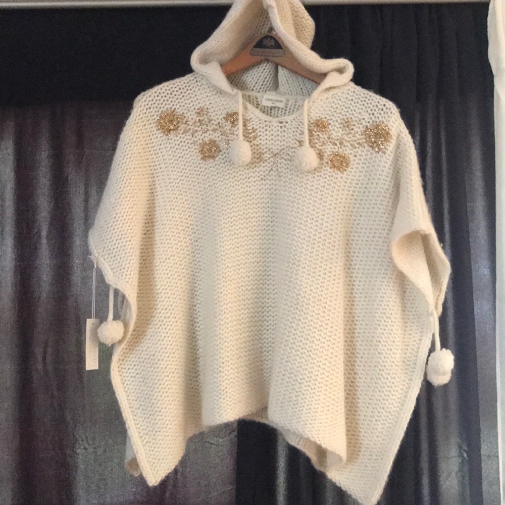 Louis Louise cream women’s’ poncho